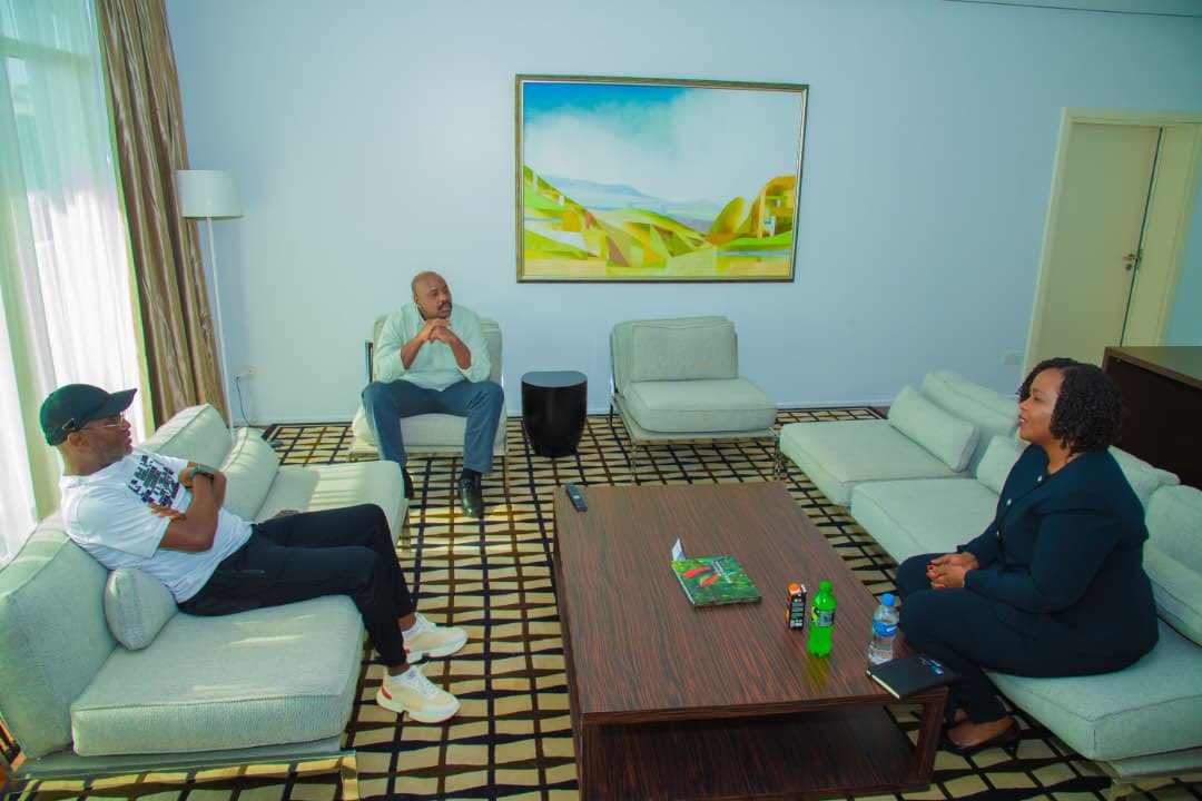 Gen. Kainerugaba, NBA Africa CEO Meet in Kigali to Advance Basketball Development in Uganda