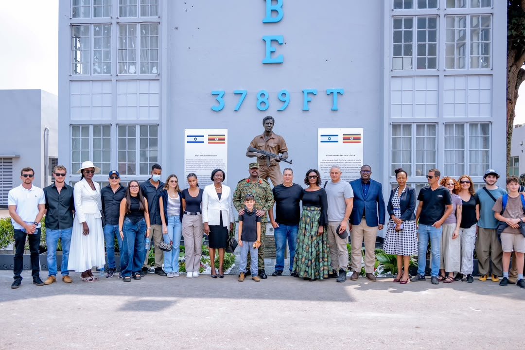 Gen. Kainerugaba Unveils Yoni Netanyahu Memorial at Old Entebbe Terminal, Reaffirms Uganda-Israel Ties